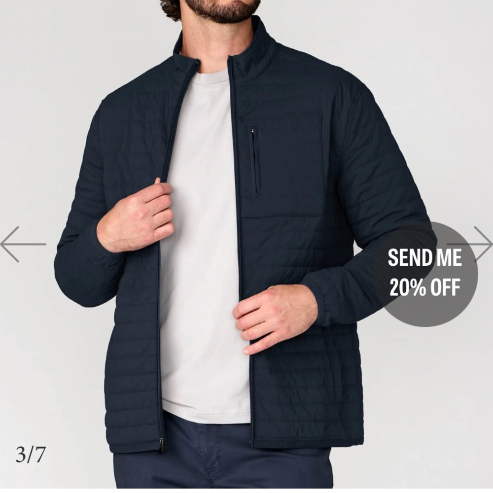 Linksoul Bandon PrimaLoft Quilted Full-Zip Jacket